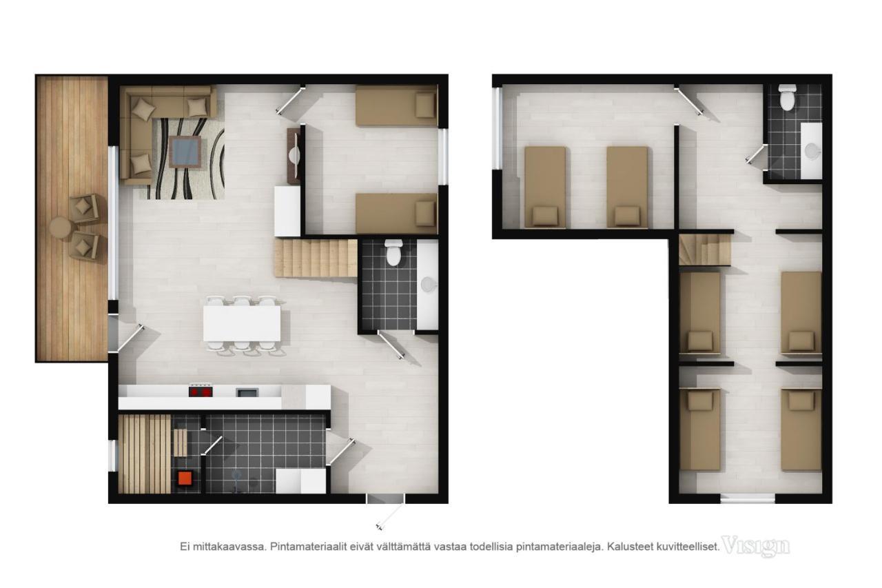 Апартаменти Keskuskuja 5 A2, Levin Alppikeskus Екстер'єр фото